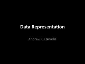 Data Representation Andrew Csizmadia Only Connect Challenge What