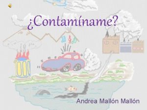 Contamname Andrea Malln Tipos de contaminacin Contaminacin del