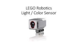 LEGO Robotics Light Color Sensor Background The Mindstorms