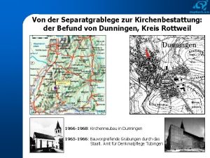 singularch com Von der Separatgrablege zur Kirchenbestattung der