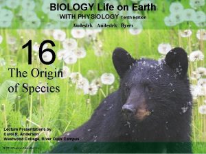 BIOLOGY Life on Earth WITH PHYSIOLOGY Tenth Edition