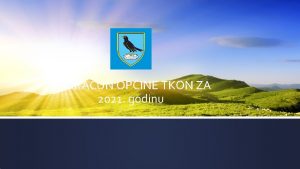 PRORAUN OPINE TKON ZA 2021 godinu PRORAUN OPINE