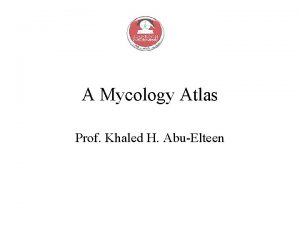 A Mycology Atlas Prof Khaled H AbuElteen Cryptococcosis