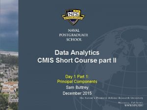 Data Analytics CMIS Short Course part II Day