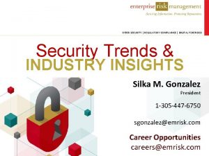 CYBER SECURITY REGULATORY COMPLIANCE DIGITAL FORENSICS Security Trends