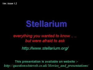 Ver Issue 1 2 Stellarium everything you wanted