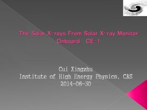 The Solar Xrays From Solar Xray Monitor Onboard