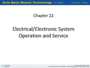 Chapter 22 ElectricalElectronic System Operation and Service FIGURE