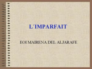 LIMPARFAIT EOI MAIRENA DEL ALJARAFE DFINITION 1 2