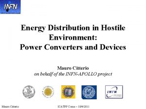 Energy Distribution in Hostile Environment Power Converters and