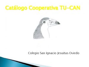 Catlogo Cooperativa TUCAN Colegio San Ignacio Jesuitas Oviedo