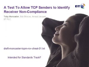 A Test To Allow TCP Senders to Identify