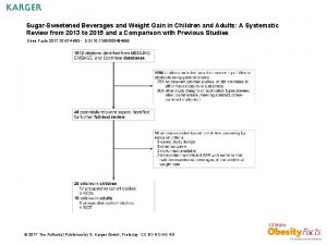 SugarSweetened Beverages and Weight Gain in Children and