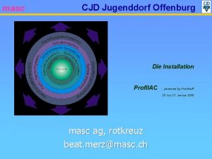 masc CJD Jugenddorf Offenburg Die Installation Profil AC