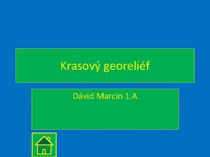 Krasov georelif Dvid Marcin 1 A vod Jaskyne