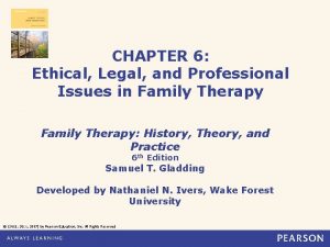 CHAPTER 6 Ethical Legal and Professional Issues in