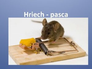 Hriech pasca Nzory Hriech je v podstate nekodn