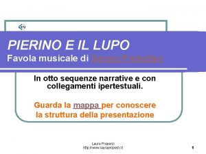 PIERINO E IL LUPO Favola musicale di Sergej