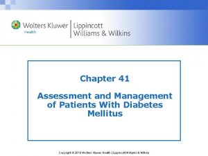 Chapter 41 Assessment and Management of Patients With