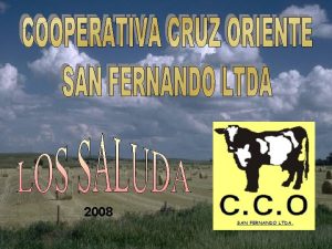 2008 la COOPERATIVA CRUZ ORIENTE SAN FERNANDO LTDA