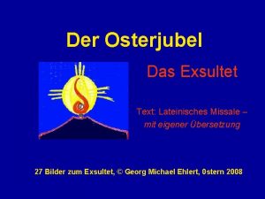 Der Osterjubel Das Exsultet Text Lateinisches Missale mit