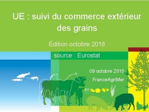 UE suivi du commerce extrieur des grains dition