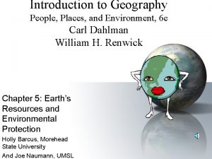 Introduction to Geography People Places and Environment 6