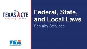 Federal State and Local Laws Security Services Copyright