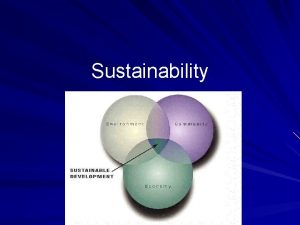 Sustainability Sustainability Alan Holland Framing the Concept of