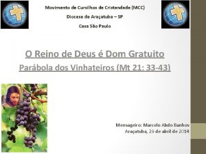 Movimento de Cursilhos de Cristandade MCC Diocese de