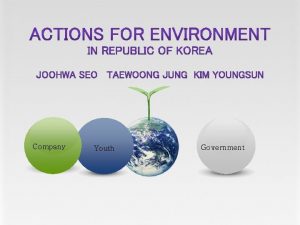 Company Youth Government Company Activities Organizational Activities UNEP