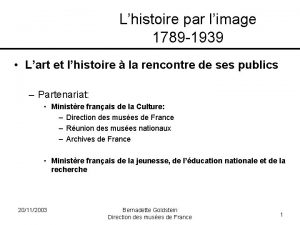 Lhistoire par limage 1789 1939 Lart et lhistoire