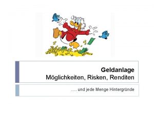 Geldanlage Mglichkeiten Risken Renditen und jede Menge Hintergrnde