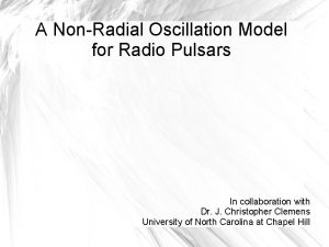 A NonRadial Oscillation Model for Radio Pulsars In