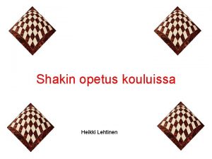 Shakin opetus kouluissa Heikki Lehtinen Kuka puhuu Heikki