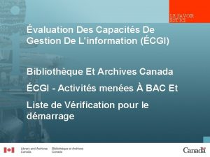 LE SAVOIR EST ICI valuation Des Capacits De