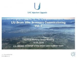 LIU Beam Wire Scanners Commissioning Vol 3 LIUPSB