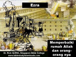 Ezra Dr Rick Griffith Singapore Bible College www