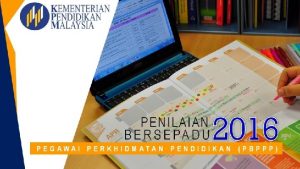 1 01 PENGENALAN 02 JAWATANKUASA 03 PEGAWAI PENILAI