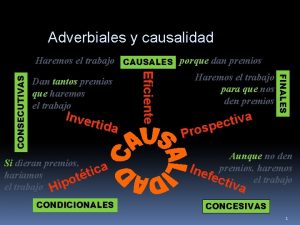 Adverbiales y causalidad Inve rtida Si dieran premios