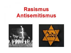 Rasismus Antisemitismus Cl a program kurzu Cl Seznmit