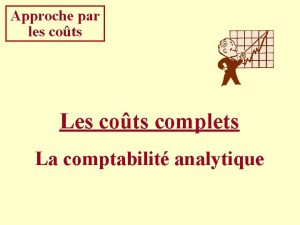 Approche par les cots Les cots complets La