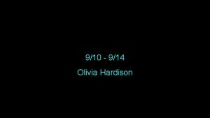 910 914 Olivia Hardison Monday October 22 nd