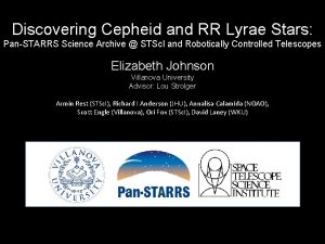 Discovering Cepheid and RR Lyrae Stars PanSTARRS Science