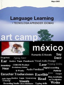 Mayo 2003 Language Learning TECNOLOGIA APRENDER IDIOMAS art