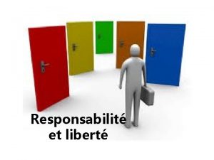 Responsabilit et libert Introduction Questce que la responsabilit