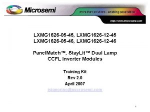 http www microsemi com LXMG 1626 05 45