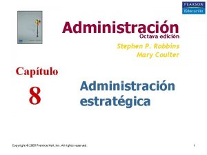 Administracin Octava edicin Stephen P Robbins Mary Coulter