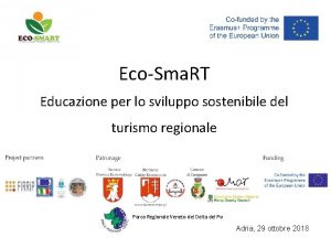 EcoSma RT Educazione per lo sviluppo sostenibile del