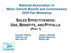 National Association of Motor Vehicle Boards and Commissions